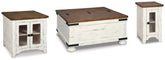 Best Deals Furniture - Ashley Furniture - Wystfield Coffee Table and 2 End Tables - Coffee Table and 2 End Tables - T459T3